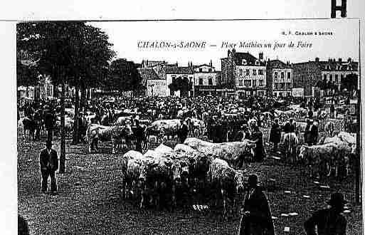 Ville de CHALONSURSAONE Carte postale ancienne