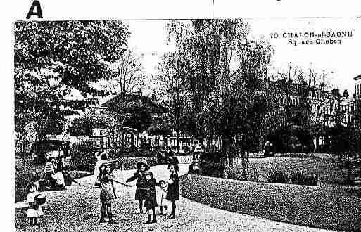 Ville de CHALONSURSAONE Carte postale ancienne