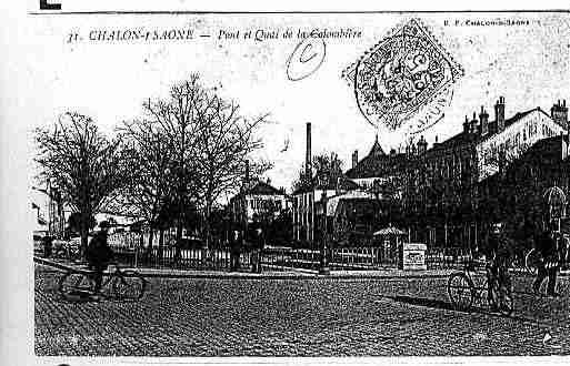 Ville de CHALONSURSAONE Carte postale ancienne