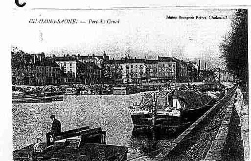 Ville de CHALONSURSAONE Carte postale ancienne