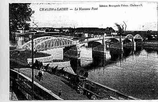 Ville de CHALONSURSAONE Carte postale ancienne