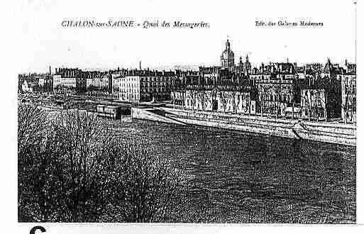 Ville de CHALONSURSAONE Carte postale ancienne