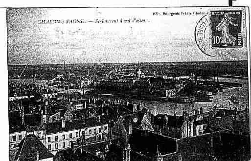 Ville de CHALONSURSAONE Carte postale ancienne