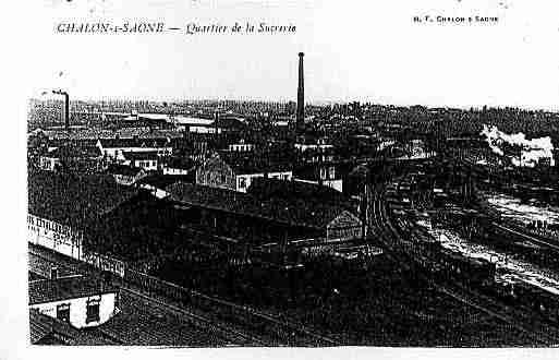 Ville de CHALONSURSAONE Carte postale ancienne