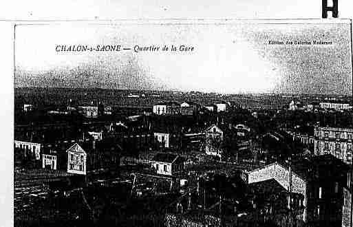 Ville de CHALONSURSAONE Carte postale ancienne