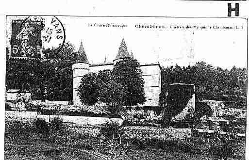 Ville de CHAMBONAS Carte postale ancienne