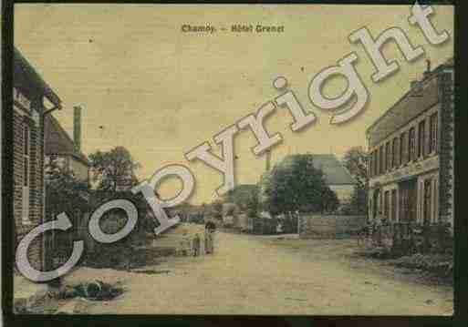 Ville de CHAMOY Carte postale ancienne