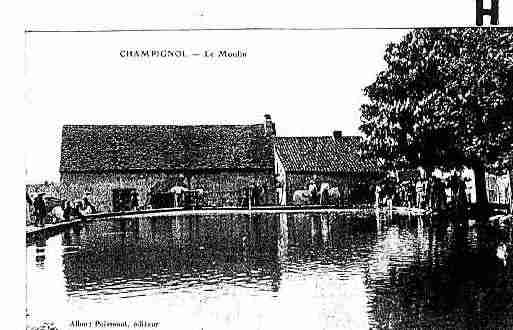 Ville de CHAMPIGNOLLEZMONDEVILLE Carte postale ancienne