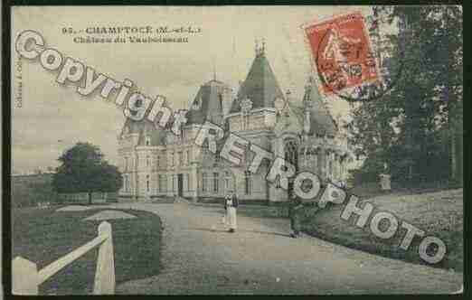 Ville de CHAMPTOCE Carte postale ancienne