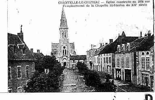 Ville de CHANTELLE Carte postale ancienne