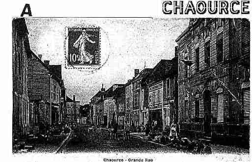 Ville de CHAOURCE Carte postale ancienne