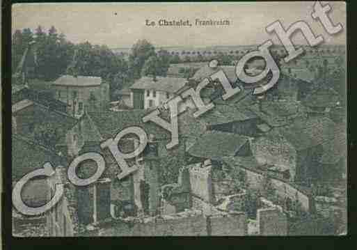 Ville de CHATELETSURRETOURNE(LE) Carte postale ancienne