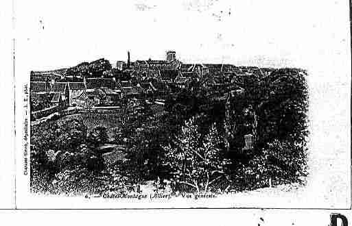 Ville de CHATELMONTAGNE Carte postale ancienne