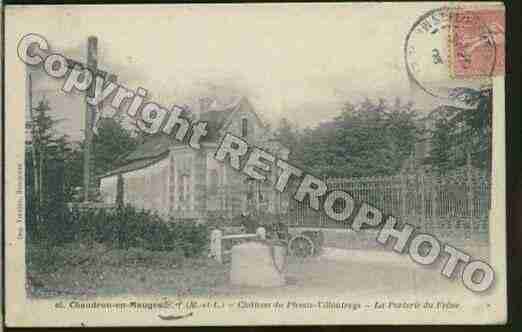 Ville de CHAUDRONENMAUGES Carte postale ancienne