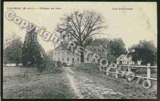 Ville de CHAUMONTD\'ANJOU Carte postale ancienne