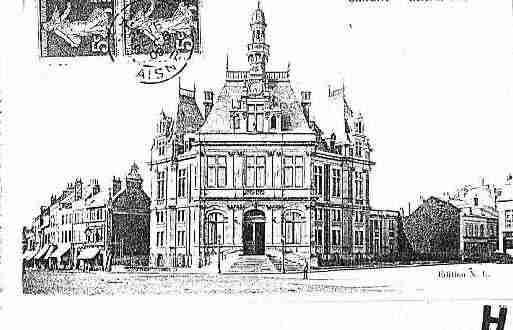 Ville de CHAUNY Carte postale ancienne