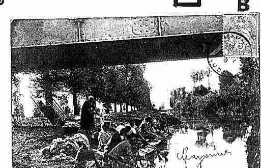 Ville de CHAVANGES Carte postale ancienne