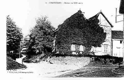 Ville de CHAVANGES Carte postale ancienne