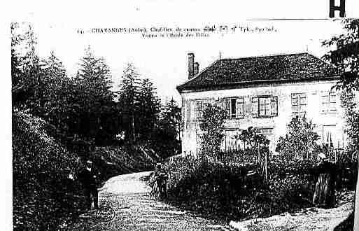 Ville de CHAVANGES Carte postale ancienne