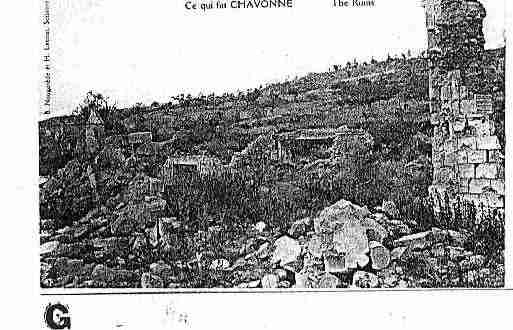 Ville de CHAVONNE Carte postale ancienne