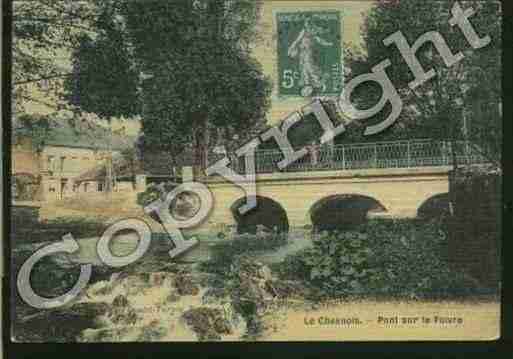 Ville de CHESNOISAUBONCOURT Carte postale ancienne