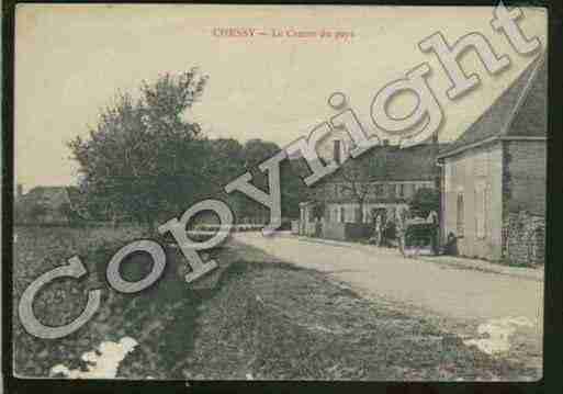 Ville de CHESSYLESPRES Carte postale ancienne