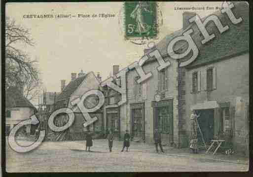 Ville de CHEVAGNES Carte postale ancienne