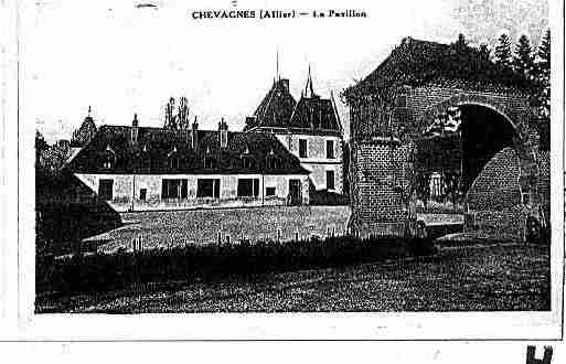 Ville de CHEVAGNES Carte postale ancienne