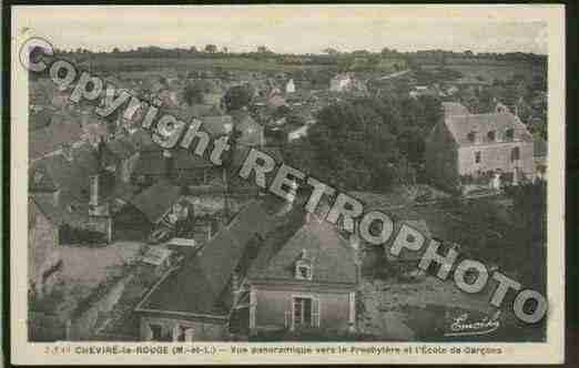 Ville de CHEVIRELEROUGE Carte postale ancienne