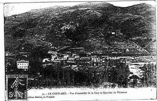 Ville de CHEYLARD(LE) Carte postale ancienne