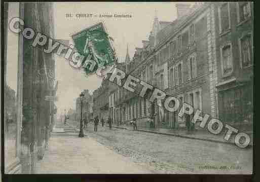 Ville de CHOLET Carte postale ancienne
