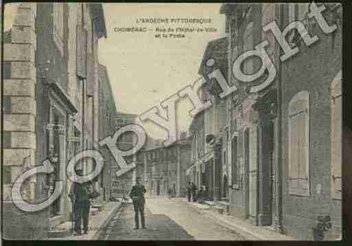 Ville de CHOMERAC Carte postale ancienne