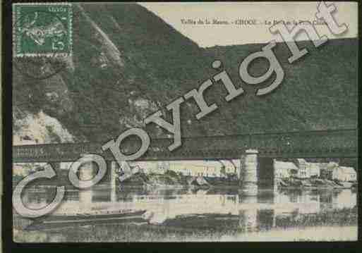 Ville de CHOOZ Carte postale ancienne