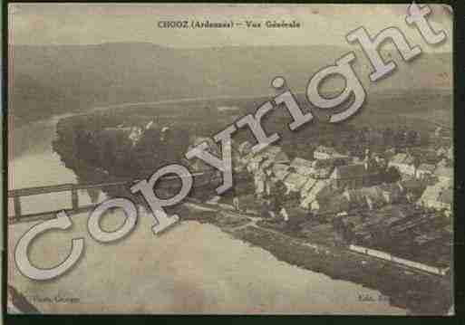 Ville de CHOOZ Carte postale ancienne