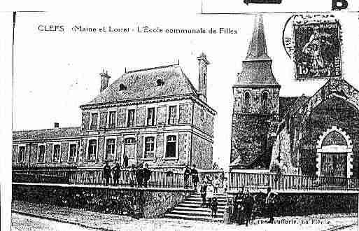 Ville de CLEFS Carte postale ancienne