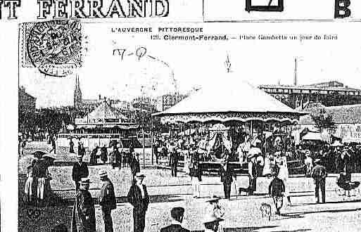 Ville de CLERMONTFERRAND Carte postale ancienne