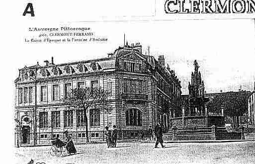 Ville de CLERMONTFERRAND Carte postale ancienne