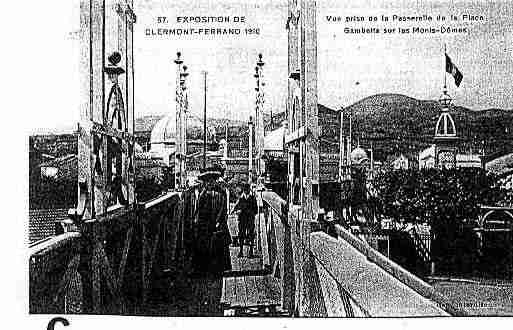 Ville de CLERMONTFERRAND Carte postale ancienne