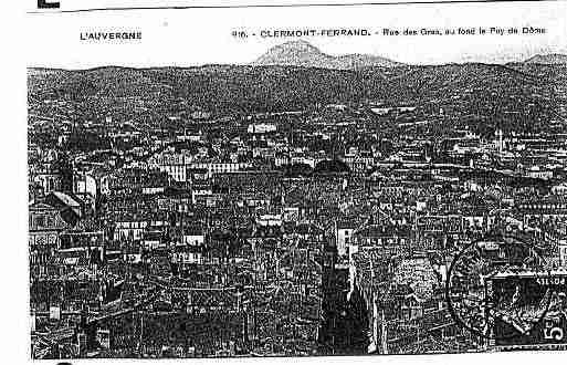 Ville de CLERMONTFERRAND Carte postale ancienne