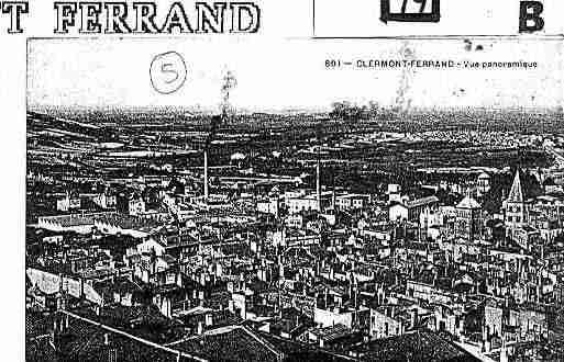 Ville de CLERMONTFERRAND Carte postale ancienne