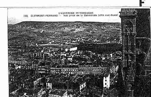 Ville de CLERMONTFERRAND Carte postale ancienne