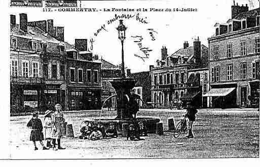 Ville de COMMENTRY Carte postale ancienne