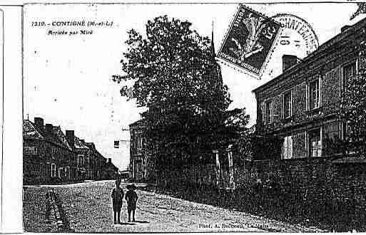Ville de CONTIGNE Carte postale ancienne