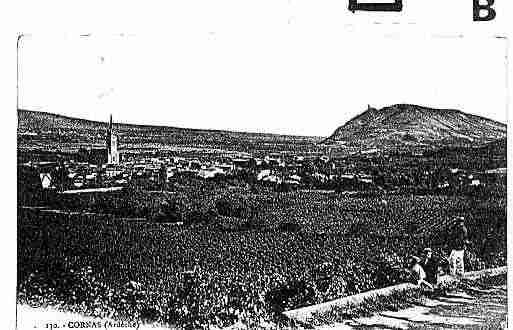 Ville de CORNAS Carte postale ancienne
