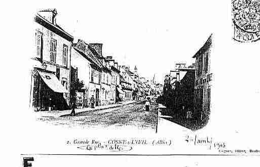 Ville de COSNED\\\'ALLIER Carte postale ancienne