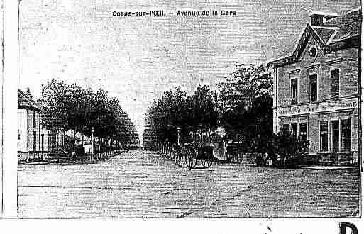 Ville de COSNED\\\'ALLIER Carte postale ancienne