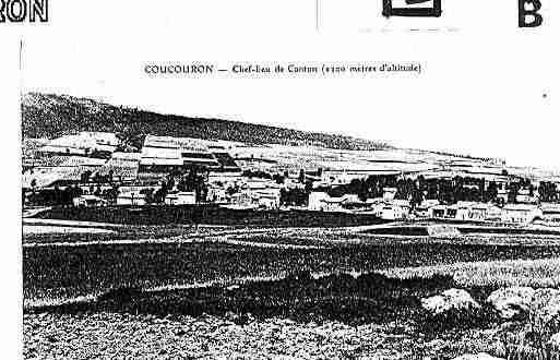 Ville de COUCOURON Carte postale ancienne