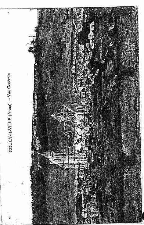 Ville de COUCYLAVILLE Carte postale ancienne