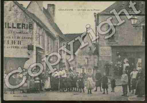 Ville de COULEUVRE Carte postale ancienne