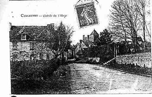 Ville de COULEUVRE Carte postale ancienne